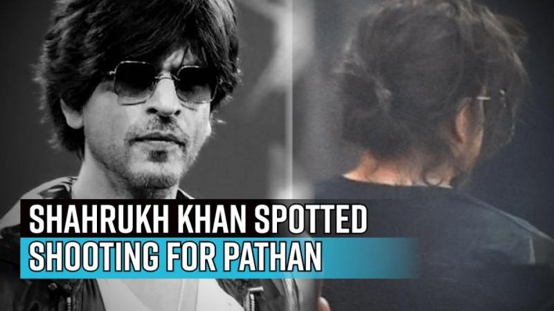 Shah Rukh Khan spotted shooting for Pathan, fans upbeat