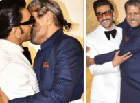 Kapil Dev, Ranveer Singh kiss