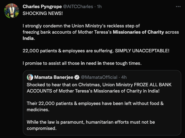 Fact check: No, accounts of Missionaries of Charity not frozen by govt; misinformation spreads