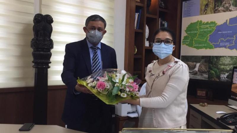 Rebecca Suchiang takes charge as the Chief Secretary Rebecca Suchiang