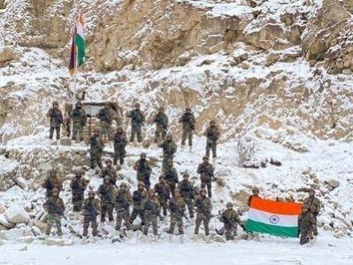 On New Year Day, Indian Army flew Tiranga high in Galwan Valley.