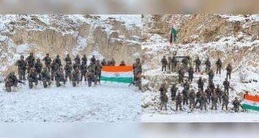 On New Year Day, Indian Army flew Tiranga high in Galwan Valley
