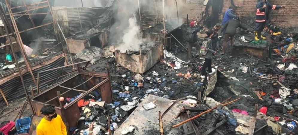 A massive fire broke out in the khoks