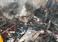 A massive fire broke out in the khoks