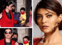 Sushmita Sen with adopted son