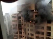 2 killed, 13 injured in Mumbai high-rise blaze