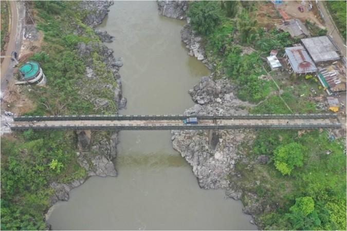 Daporijo bridge over Subansiri river has been constructed by Border Roads Organisation (BRO) in 2020 (File Photo) Daporijo bridge