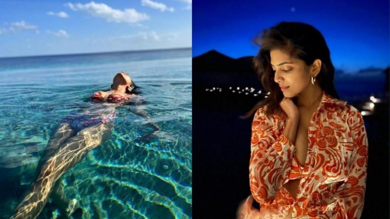 Malavika Mohanan. Malavika Mohanan in Maldives
