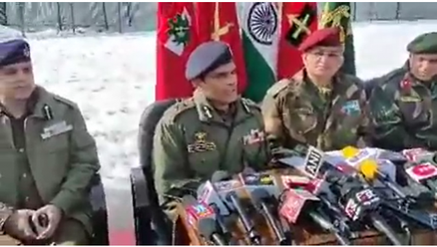 IGP Kashmir Vijay Kumar and GoC Victor Force Prashant Shrivastava