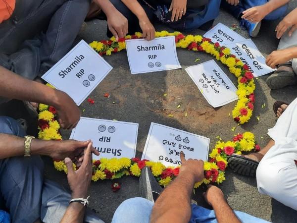 B'luru Police officers manhandle activists protesting teacher's fatal accident; sparks row [details]