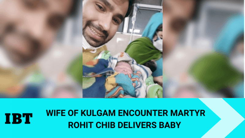 Wife of Kulgam encounter martyr Rohit Chib delivers baby boy; shares pic [details]