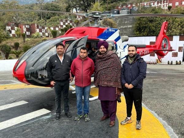 Sidhu at Vaishno Devi