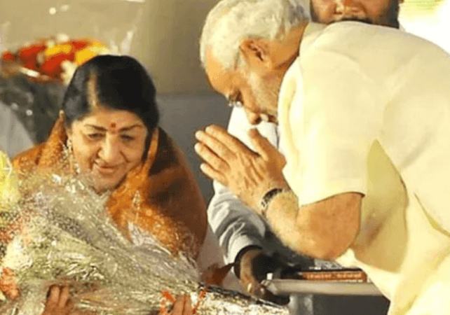 Lata Mangeshkar, PM Modi Lata Mangeshkar, PM Modi
