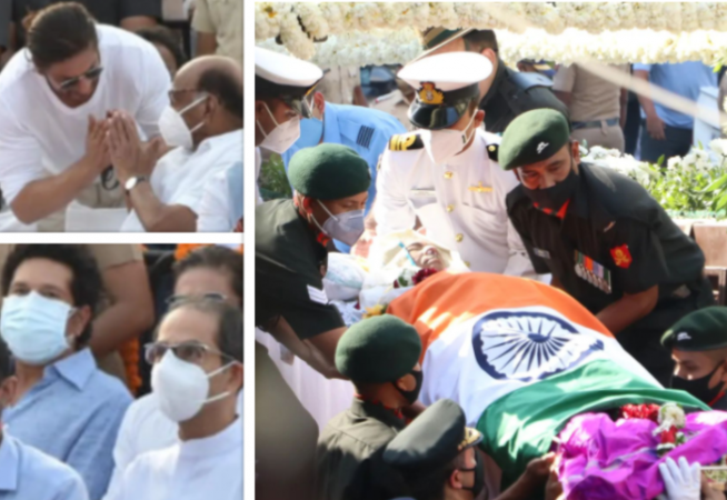 Lata Mangeshkar final journey Lata Mangeshkar final journey