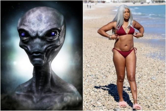 Representational Image (Left), Sandi Bogle (Right) Alien abduction