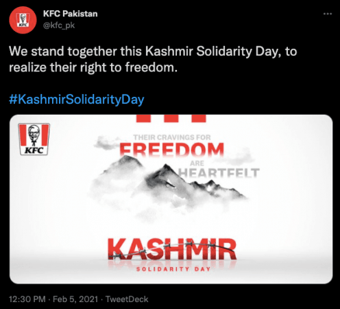 Boycott KFC trends in India; eatery's 2021 post on Kashmir triggers fresh controversy [details]