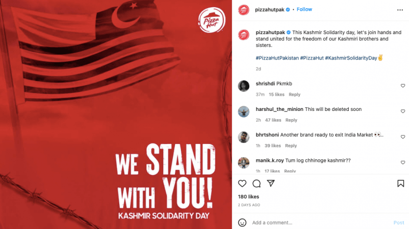 Boycott Pizza Hut is trending in India for same reasons as Boycott Hyundai and Boycott KFC [details]
