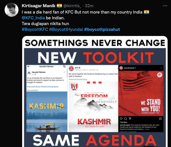 Boycott Pizza Hut is trending in India for same reasons as Boycott Hyundai and Boycott KFC [details]