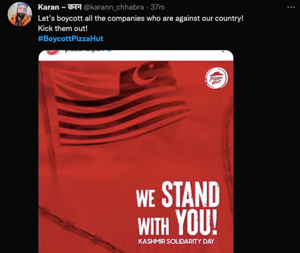 Boycott Pizza Hut is trending in India for same reasons as Boycott Hyundai and Boycott KFC [details]