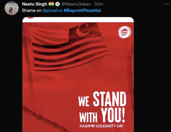 Boycott Pizza Hut is trending in India for same reasons as Boycott Hyundai and Boycott KFC [details]