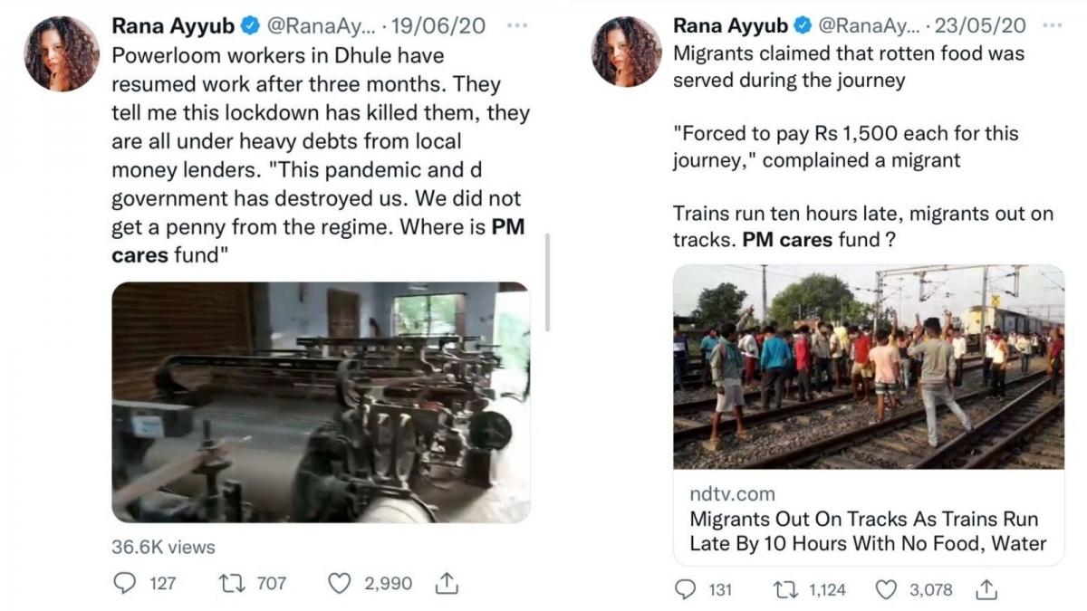 Attack in public, donating in secret; Rana Ayyub's donation to PM Cares baffles netizens [details]