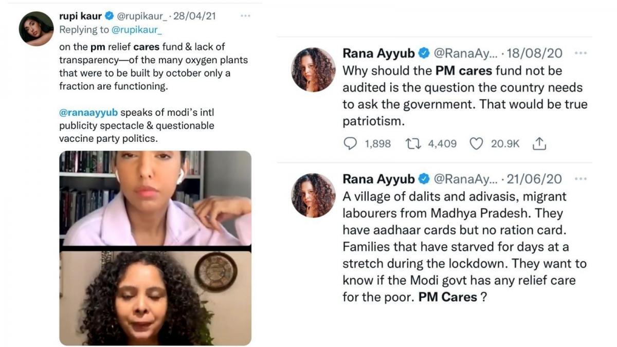 Attack in public, donating in secret; Rana Ayyub's donation to PM Cares baffles netizens [details]