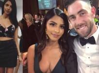Vini Raman with Glenn Maxwell