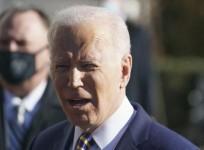 U.S. President Joe Biden walks out from the White House in Washington, D.C., the United States, on Jan. 11, 2022. (Photo by Ting Shen/Xinhua/IANS)