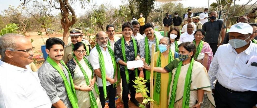 Nagarjuna adopts 1080 acre forest near Hyderabad