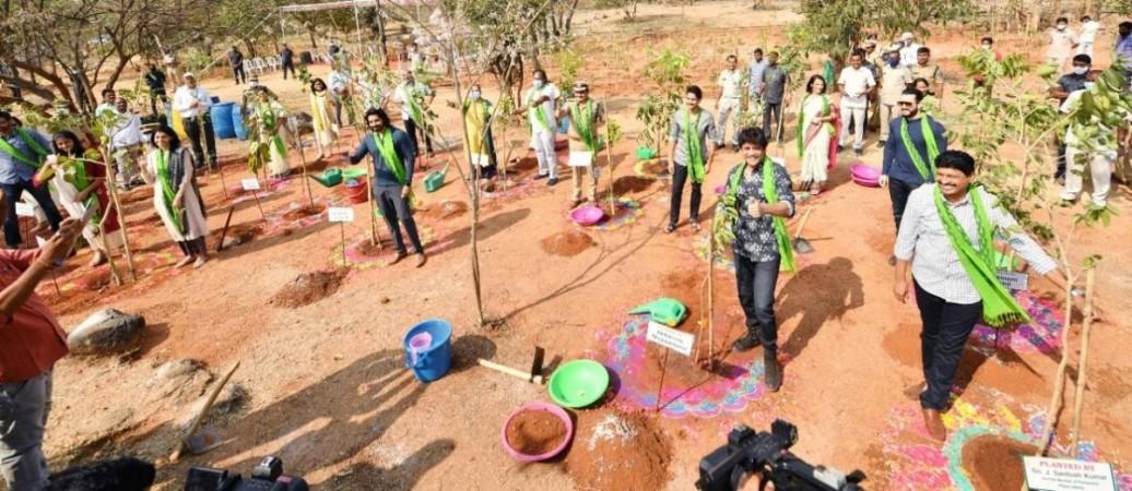 Nagarjuna adopts 1080 acre forest near Hyderabad