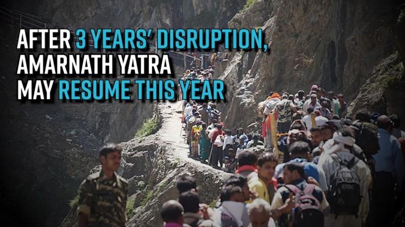 After three years' disruption, Amarnath Yatra may resume this year