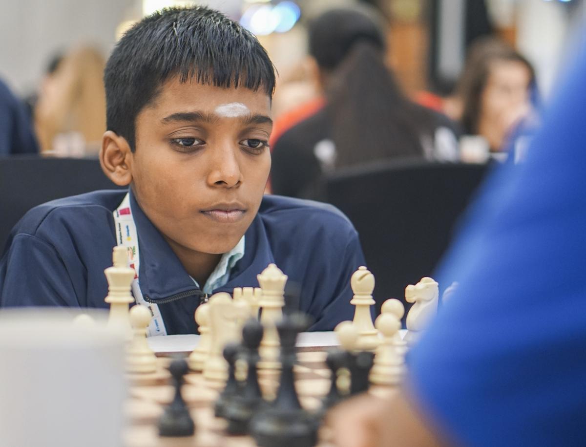 Indian chess prodigy Praggnanandhaa, 16, beats world champ