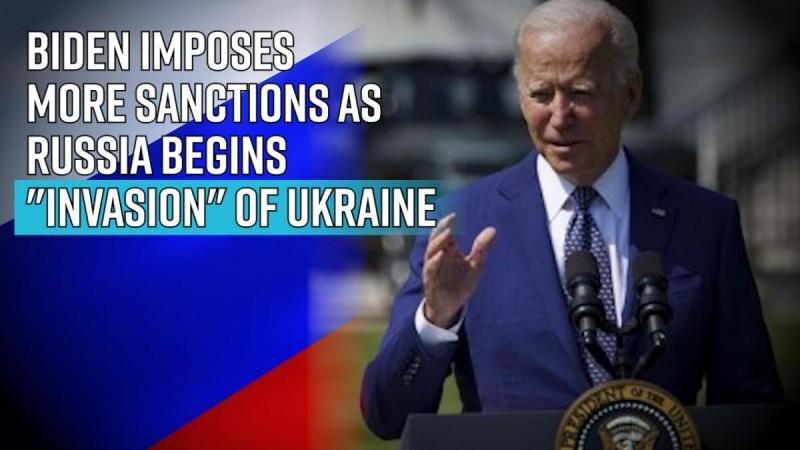 US Reaction: Biden imposes more sanctions as Russia begins