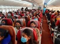Air India flight carrying 240 students from Ukraine lands in Delhi