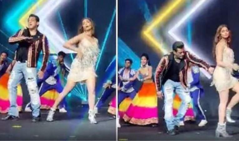 Salman Khans Jumme Ki Raat Dance With Pooja Hegde Gets Extremely Awkward Ibtimes India