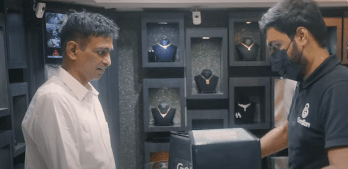 Gordian's delivery of jewellery