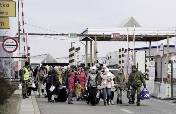 Representational image Ukraine war: over 1mn refugees leave for poland