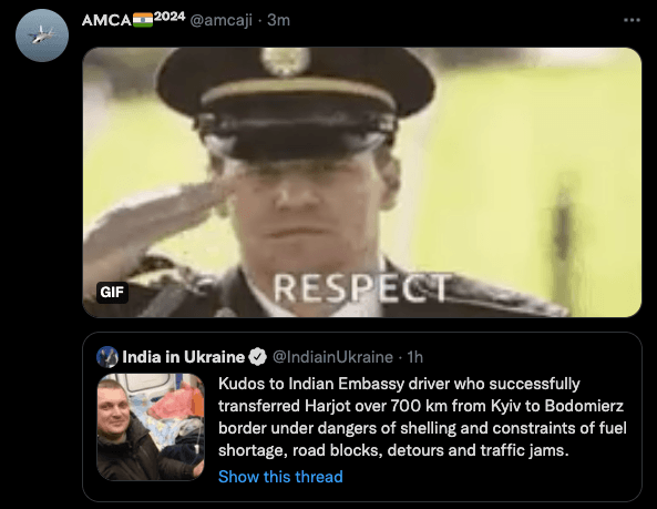 Indian student shot in Kyiv on way home; brave Indian embassy driver hailed a hero [details]