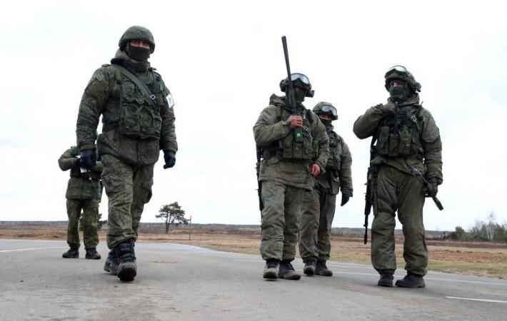 A view of the Russian-Belarusian exercises, dubbed Allied Resolve 2022, in Belarus. A view of the Russian-Belarusian exercises, dubbed Allied Resolve 2022, in Belarus.
