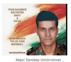Major Unni Krishnan / Twitter.com Major Unni Krishnan