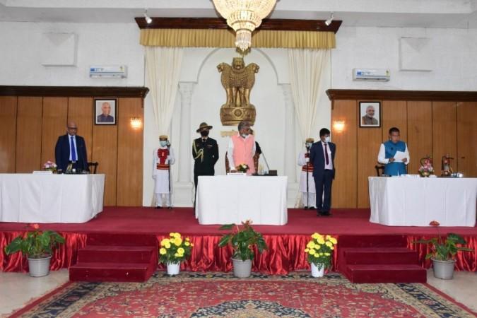 Senior BJP MLA Sorokhaibam Rajen Singh was sworn in as the protem Speaker of the Manipur Assembly enior BJP MLA Sorokhaibam Rajen Singh was sworn in as the protem Speaker of the Manipur Assembly