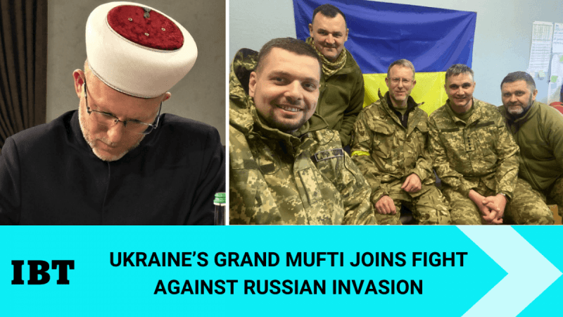 Ukraine's grand mufti dons combat attire; joins military's fight against Russian invasion [details]