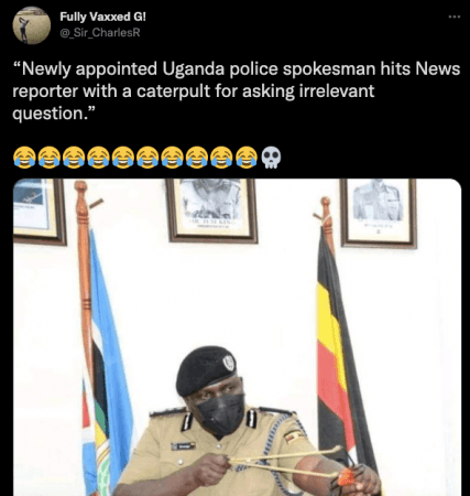 Fact check: Truth behind Uganda cop hitting news reporter with catapult