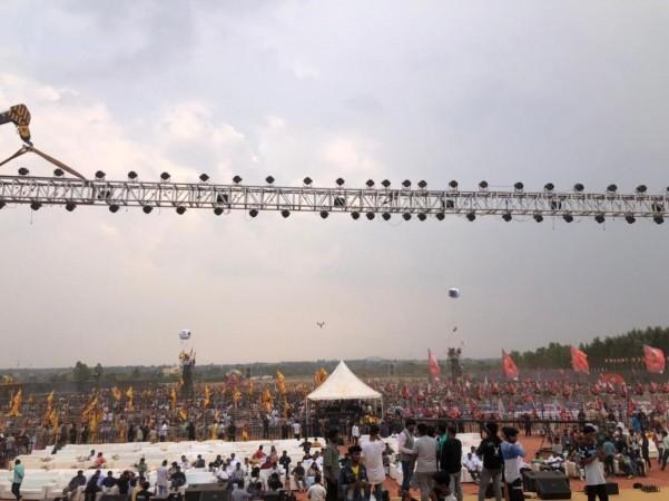 RRR Pre Release Event in Chikkaballapur. RRR Pre Release Event in Chikkaballapura