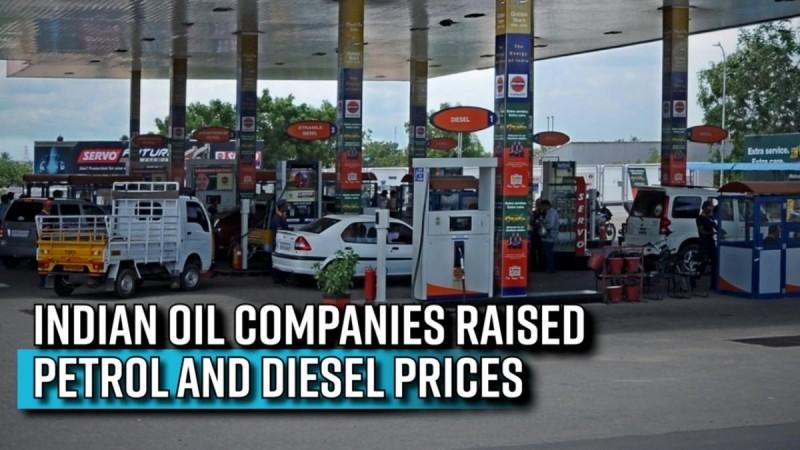 Indian oil companies raised petrol and diesel prices