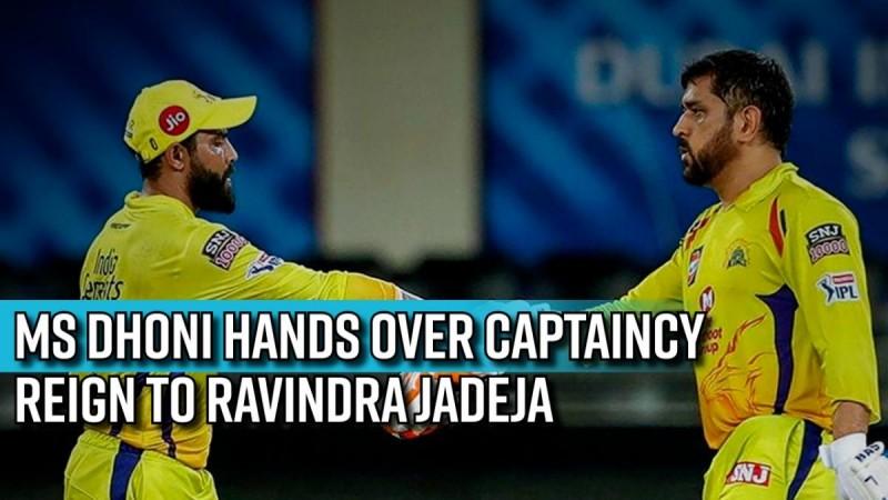 MS Dhoni hands over captaincy reign to Ravindra Jadeja