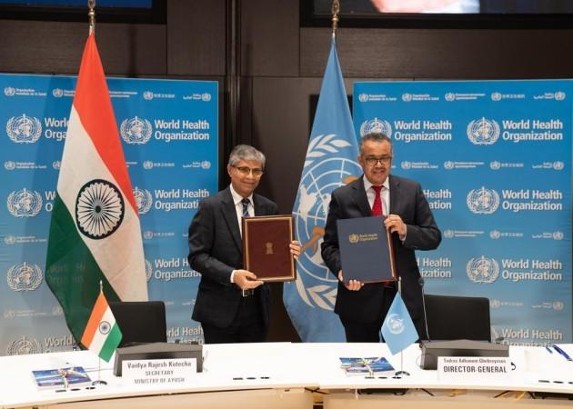 Ayush ministry signs agreement with WHO for global centre of traditional medicine Ayush ministry signs agreement with WHO for global centre of traditional medicine