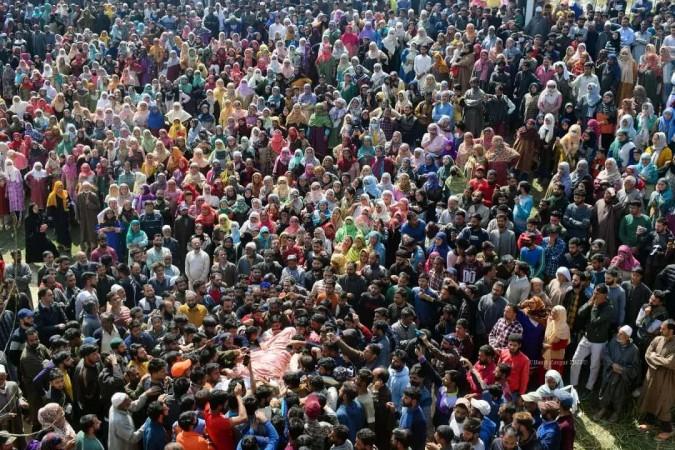 Funeral of brothers killed by terrorists