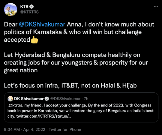 B'luru vs Hyderabad; DK Shivakumar's challenge gets harsh reality check [details]