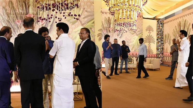 Thalapathy Vijay Meets Tamil Nadu CM MK Stalin at Aishwarya Kalpathi ...